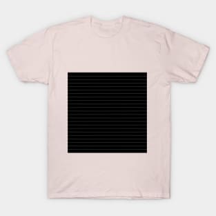 Solid black stripes T-Shirt